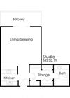 Maryland Park_Studio Floor Plan